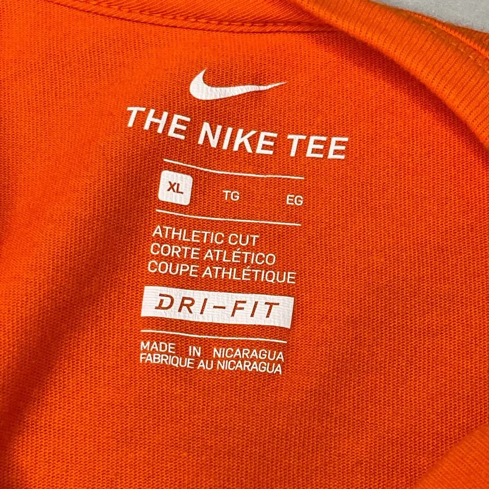 Nike Houston Astros Baseball T-Shirt Men’s Orange Dri-Fit Short Sleeve Tee NWT